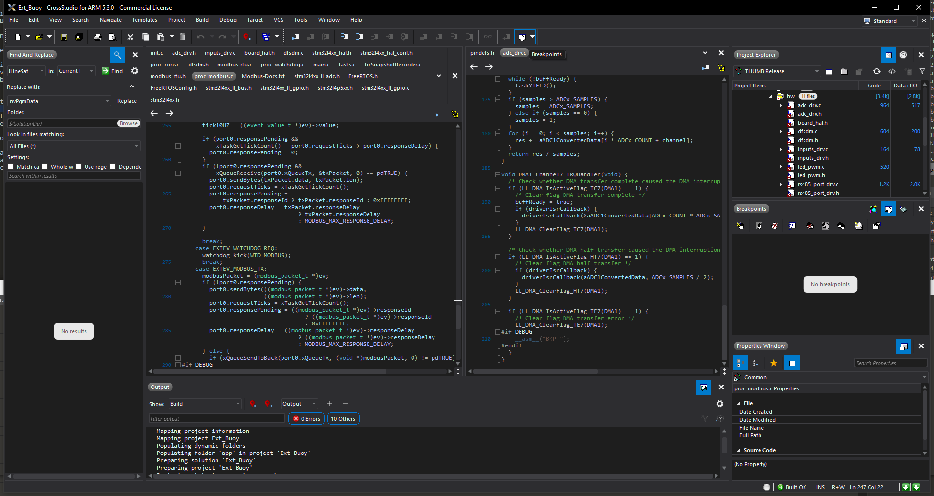 Embedded C development environment
